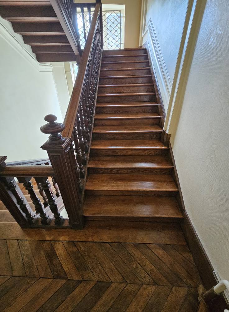Rénovation d'escalier et boiseries à Rouen