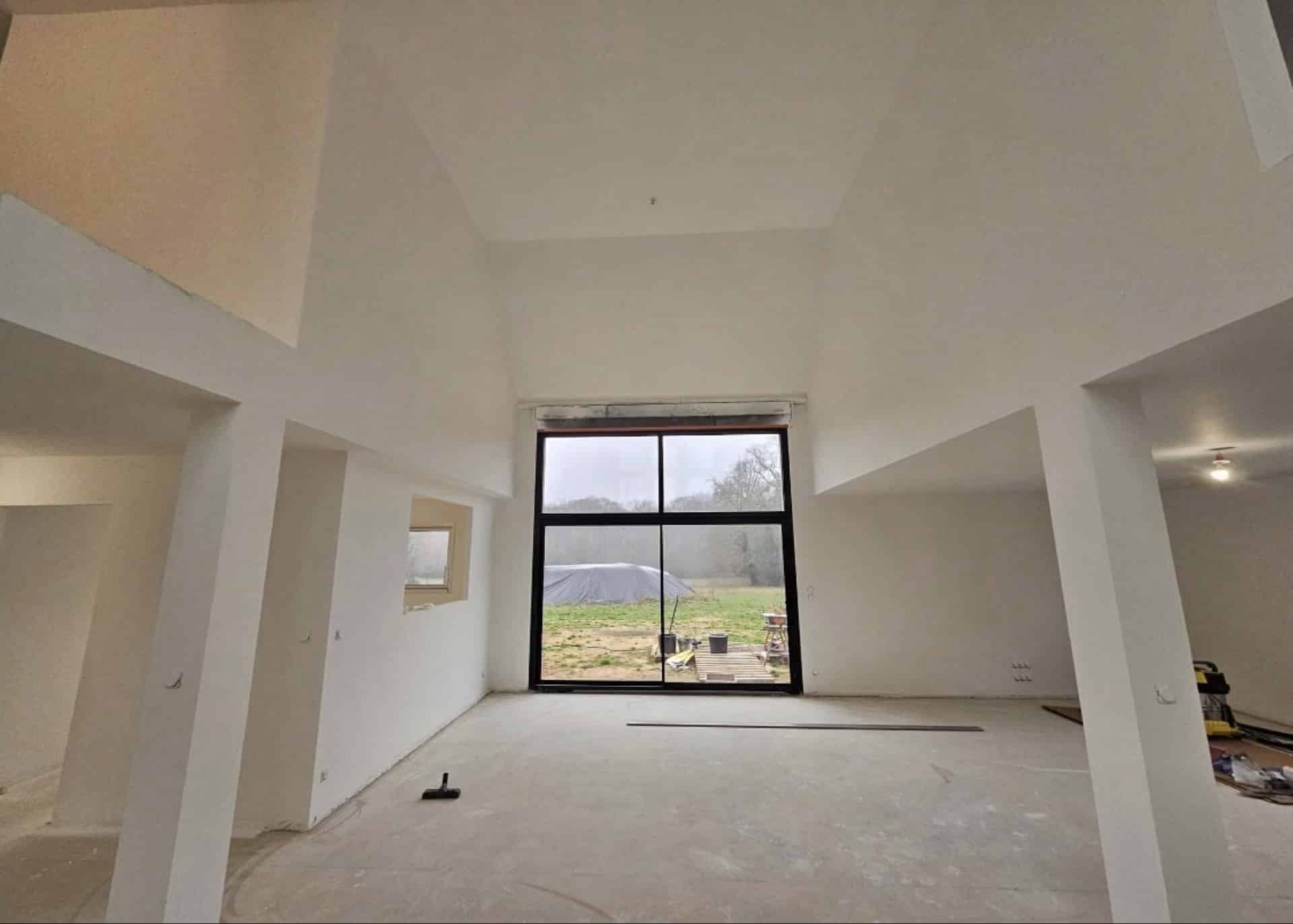 Rénovation de plafonds et murs à Vernon