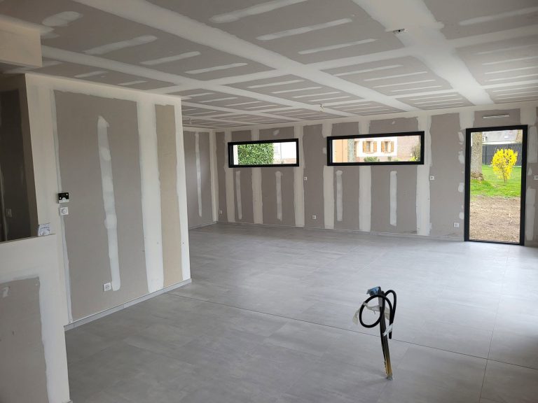 Rénovation de murs et plafonds à Caen