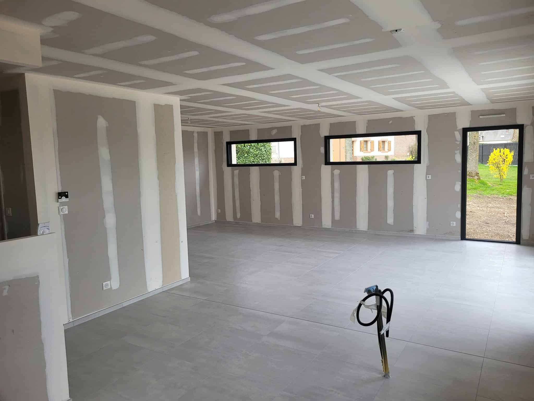 Rénovation de murs et plafonds à Caen