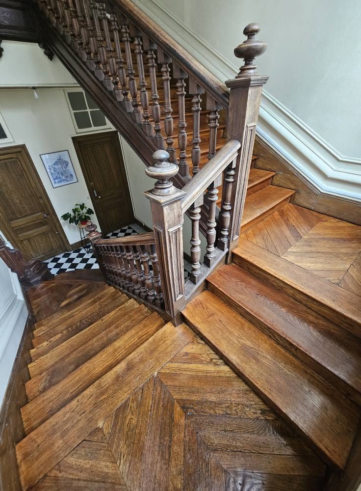 Rénovation de boiseries et parquet à Rouen