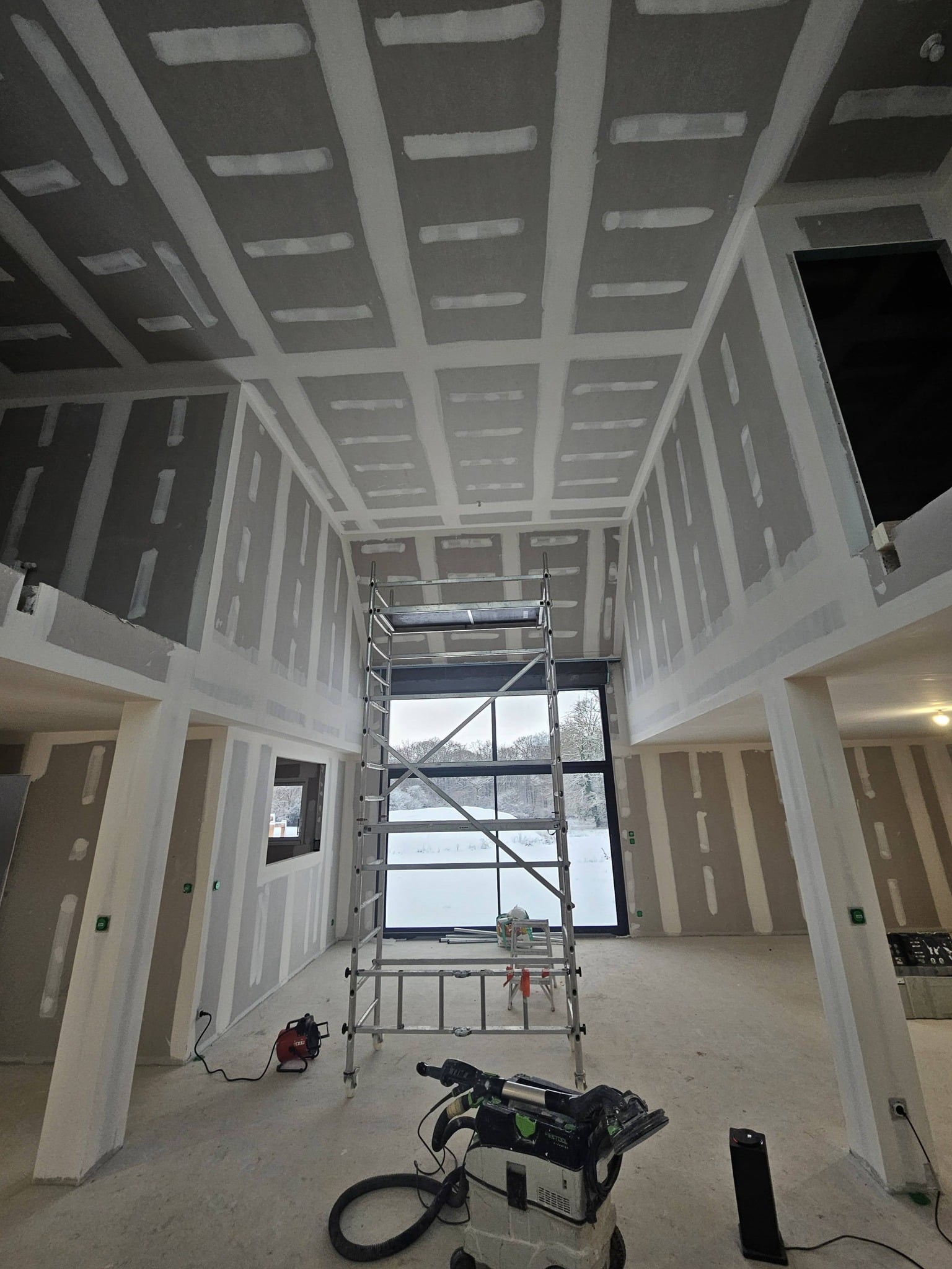 Rénovation de plafonds et cloisons à Vernon