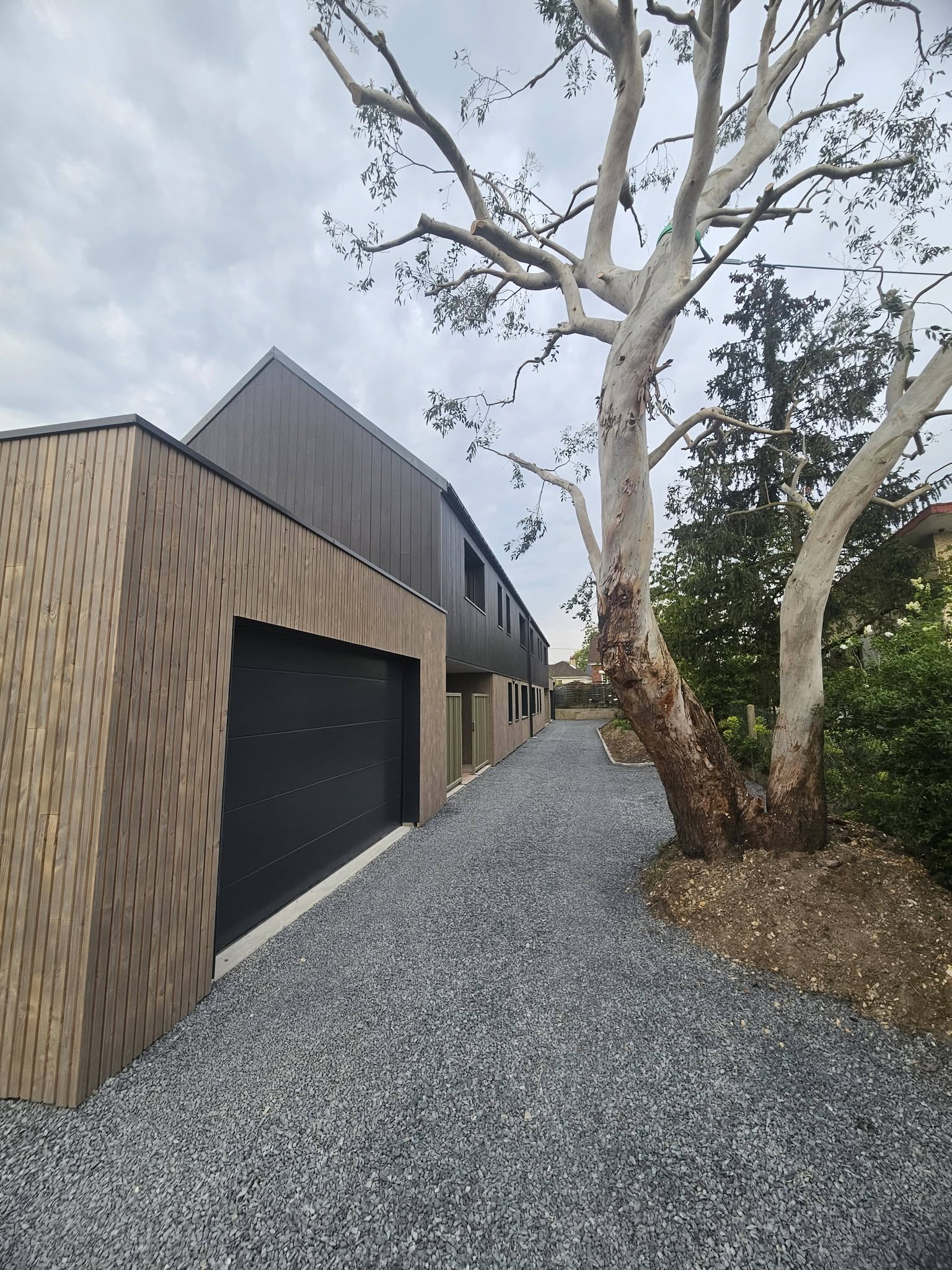 Installation de bardage bois à Vernon